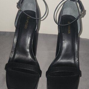 Express Ladies Black High Heels